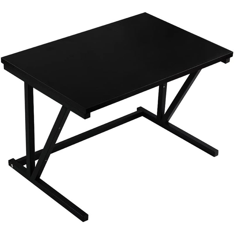 Microwave kitchen shelf rack black metal front view