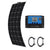 Flexible solar panel 120W showing full front view in black frame