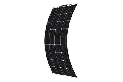 Close up of monocrystalline cells on 150W 18V solar panel