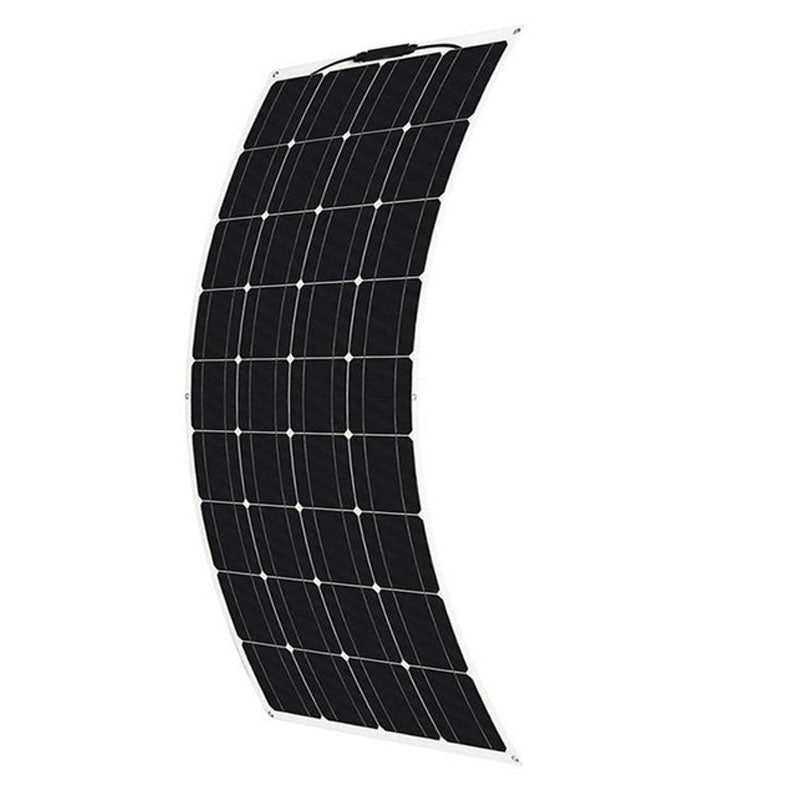 Solar panel flexible 200W monocrystalline top view showing surface