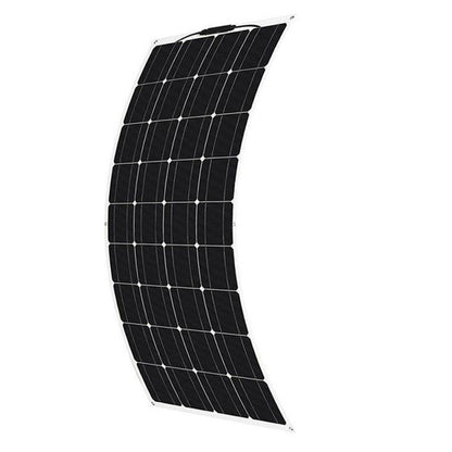 Solar panel flexible 200W monocrystalline top view showing surface