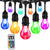 Outdoor festoon light string 20m length with 24 RGB bulbs