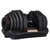 Adjustable dumbbells 40kg showing black and red colour detail