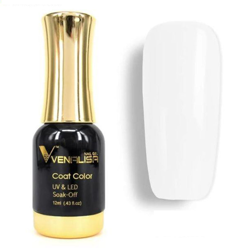 Venalisa 12ml Soak Off Nail Gel Polish - 1001 Pure White