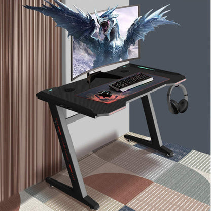 Gaming Desk Table Computer Desk RGB Light 120cm