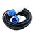 Caravan lead 30m length heavy duty black cable