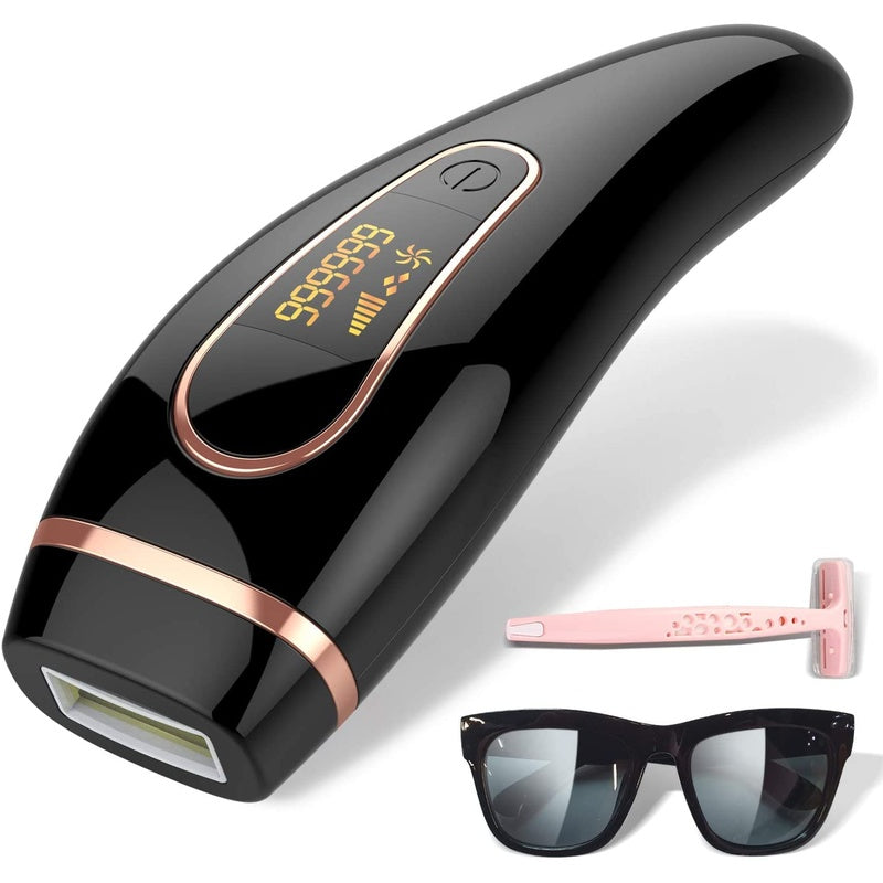 IPL laser hair removal device showing front view with control panel