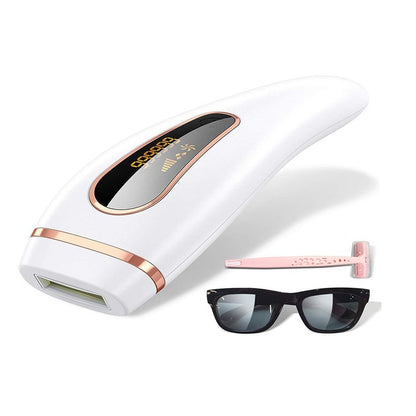 IPL laser hair removal device showing front view with control panel