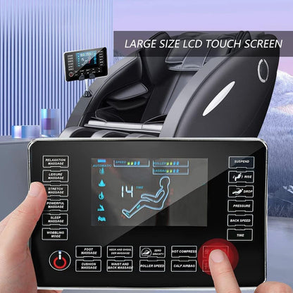 Massage chair zero gravity shiatsu with smooth reclining mechanism