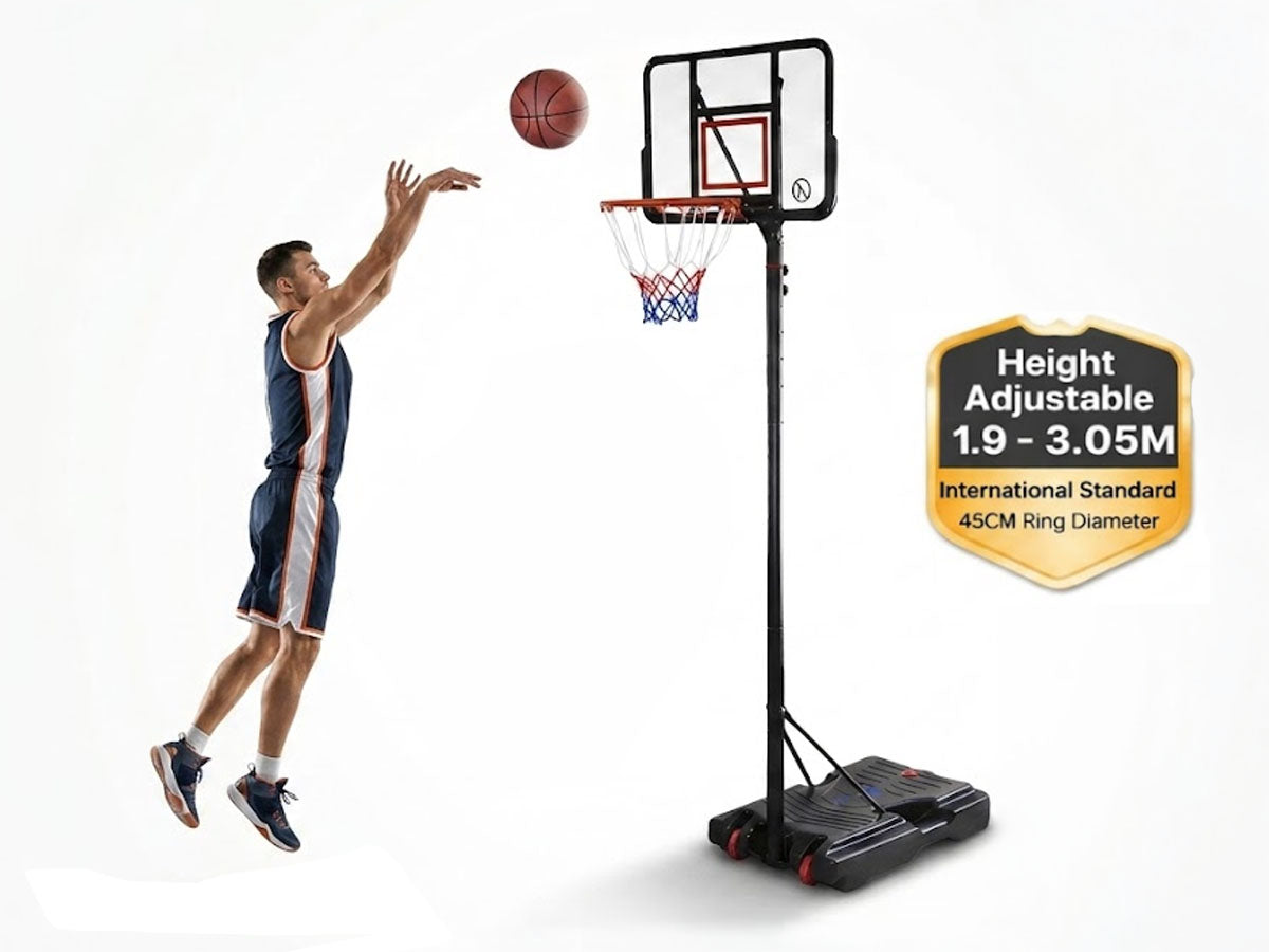 Adjustable Portable Basketball Stand Hoop