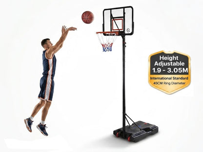 Adjustable Portable Basketball Stand Hoop