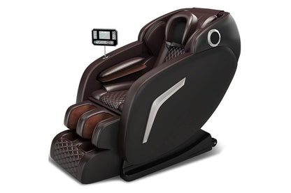 Side view of massage chair showing zero gravity recline feature