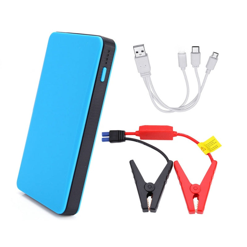 Car jump starter power bank showing compact slim design