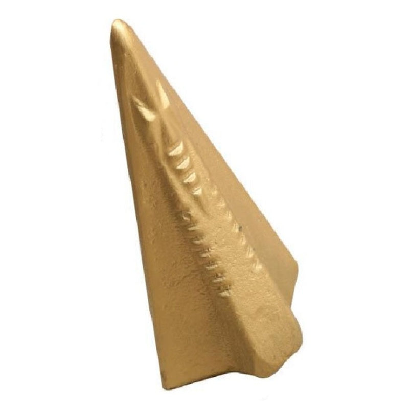 Log splitter wood grenade showing pointed tip for easy log insertion