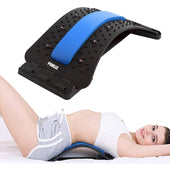 Back Spine Tractor,Lumbar Spine Back Support Stretch Waist Relax Mate Blue