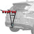 Bike rack bike carrier showing steel frame and powder coating