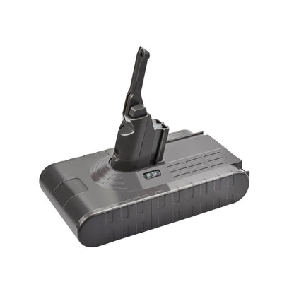 Dyson V8 replacement battery showing lithium cell design