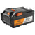 AEG 18V replacement battery 5AH lithium-ion pack front view