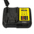 Replacement Dewalt battery charger DCB112 front view showing compact design