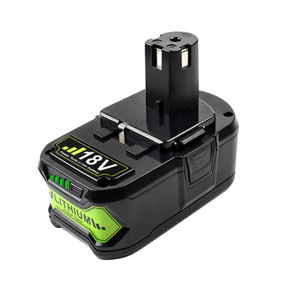 Ryobi 18V 3Ah replacement battery front view showing label