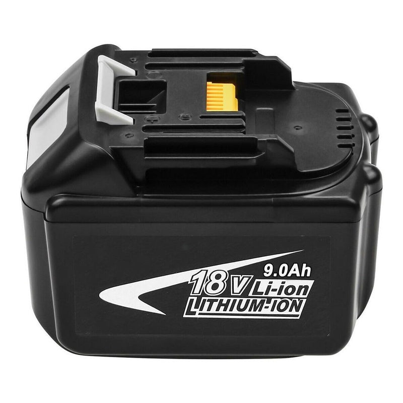 Makita 18V replacement battery showing front view with label
