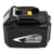 Makita 18V replacement battery showing front view with label