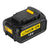 DeWalt DCB180 18V replacement battery side view showing label