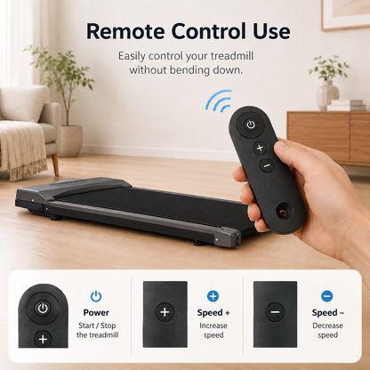 Walking Pad Treadmill With Remote