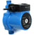 Low shower pressure booster pump showing front view with cast iron body
