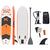 Side view of inflatable stand up paddle board 96ft in blue colour
