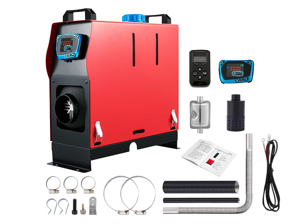 Diesel air heater fuel connection to vehicle diesel tank