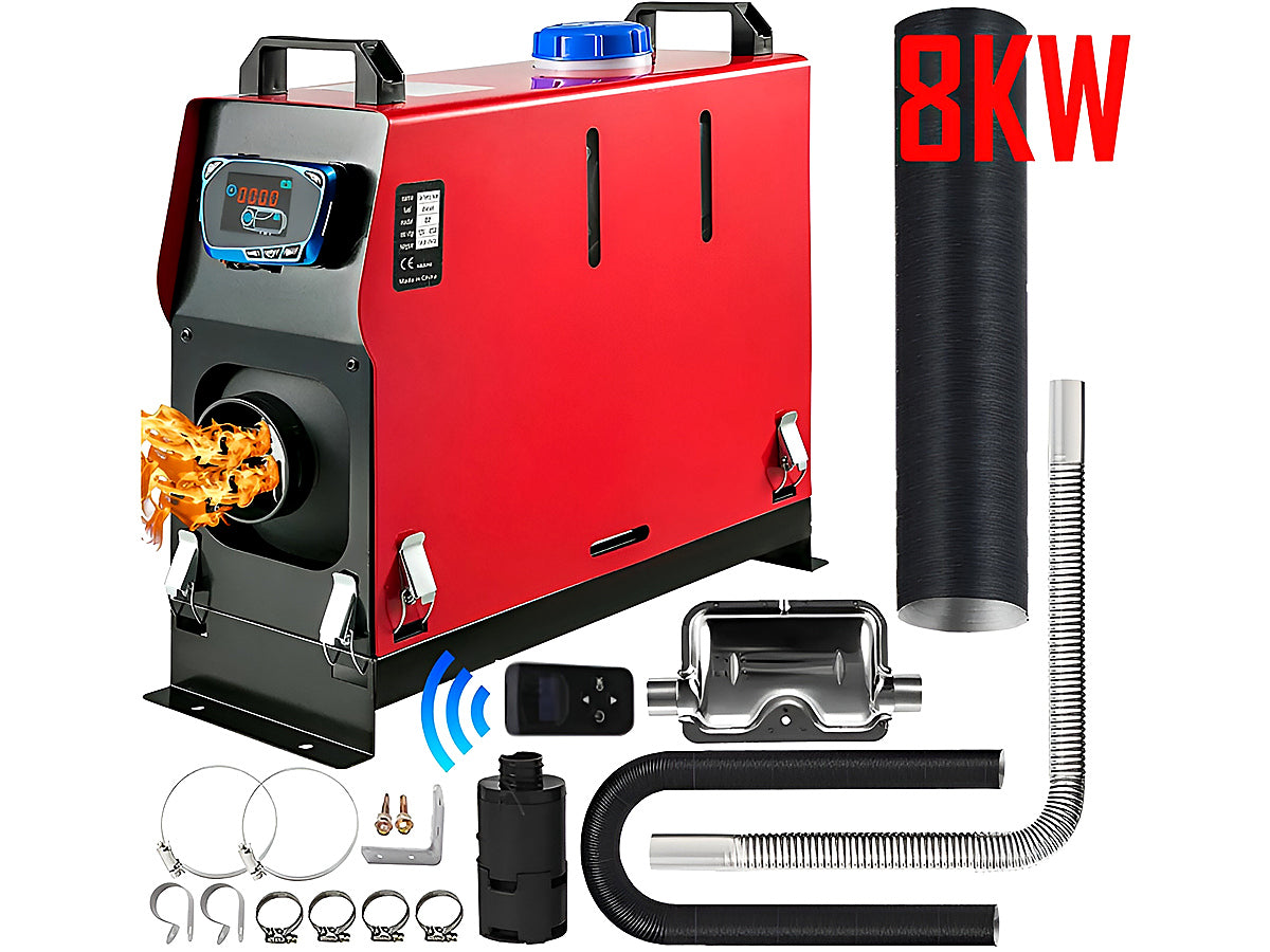 Diesel air heater fuel connection to vehicle diesel tank
