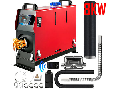 Diesel air heater fuel connection to vehicle diesel tank