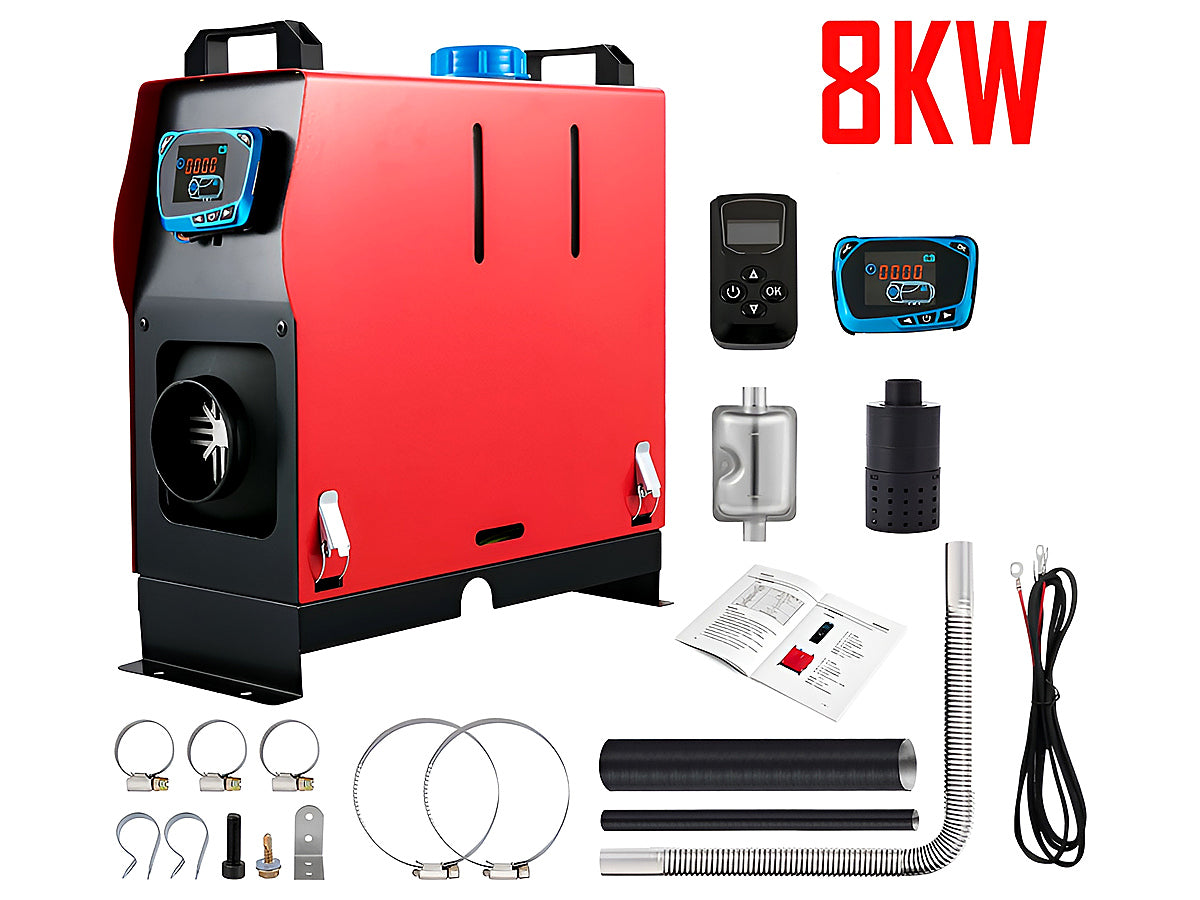 Diesel air heater fuel connection to vehicle diesel tank