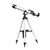 Astronomical telescope 675X zoom side view with aluminium body
