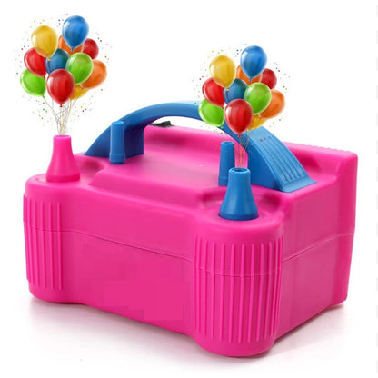 Electric balloon pump side view showing compact plastic body