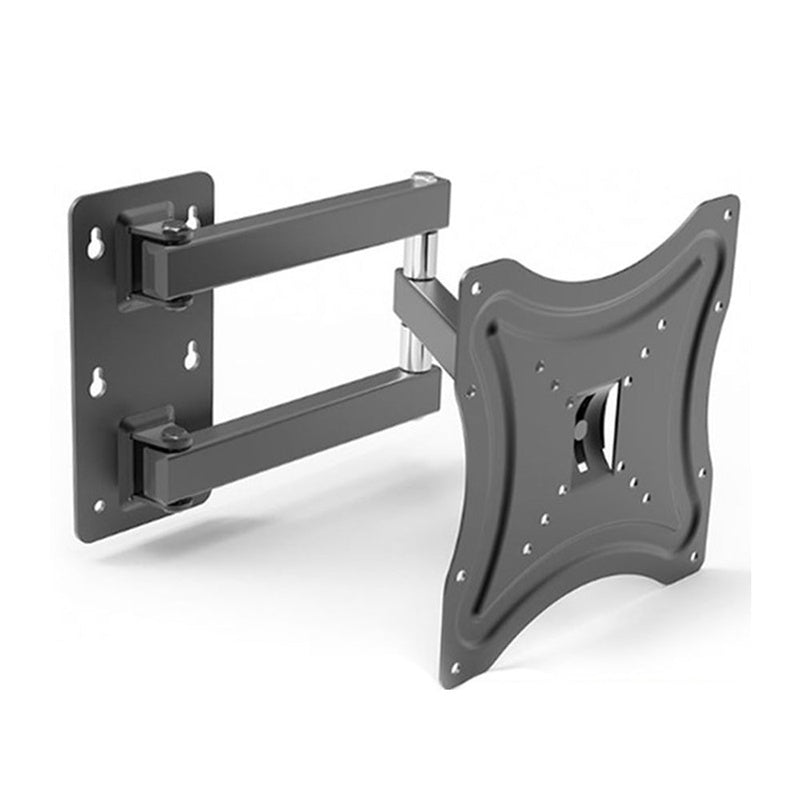 Universal TV bracket showing black steel frame