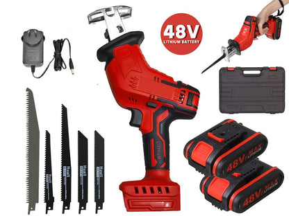 Saw blades included with cordless reciprocating saw kit