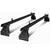 Toyota roof racks cross bar black alloy side view