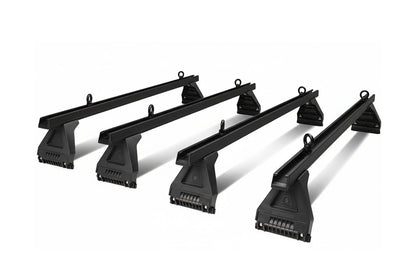 Close up of Toyota roof racks gutter clamp detail