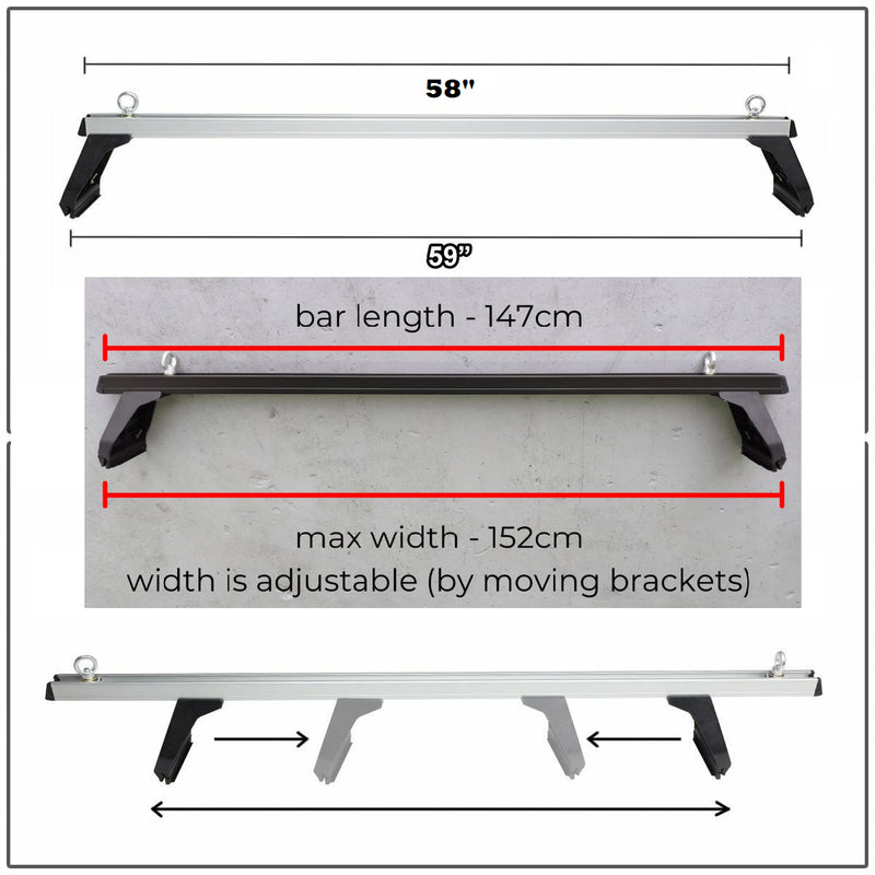 Car Roof Racks / Cross Bar / Roof Rack Suitable for Use With Toyota 2Racks