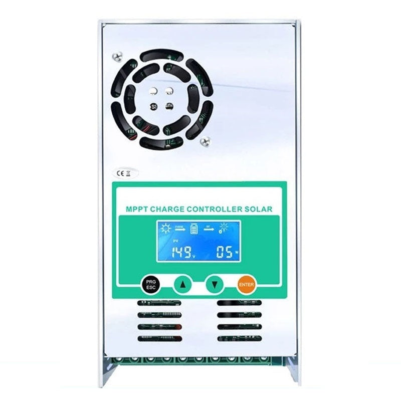 MPPT Solar Controller 60A front view showing LCD display