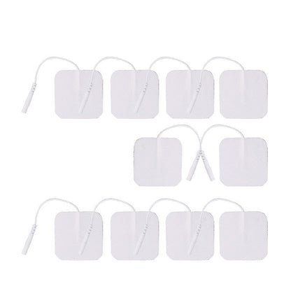 Tens machine pads 10 pack showing silicone gel surface