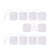 Tens machine pads 10 pack showing silicone gel surface