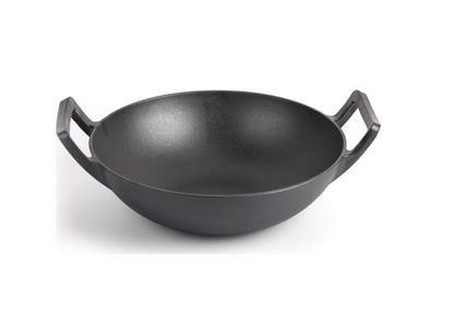 Cast Iron Wok Pan