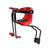 Child bike seat carrier front view showing aluminium frame