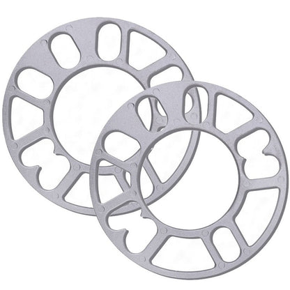 Wheel spacers 10mm aluminium alloy showing front view