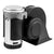 Car horn air horn 12V black compact snail shape front view