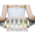 Lumbar lower back support belt in grey showing front view