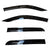 Toyota Hilux window visors black colour side view